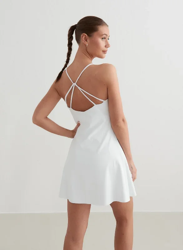 white-sense-strap-dress