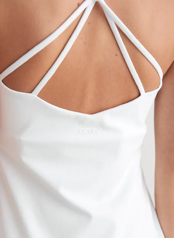 white-sense-strap-dress