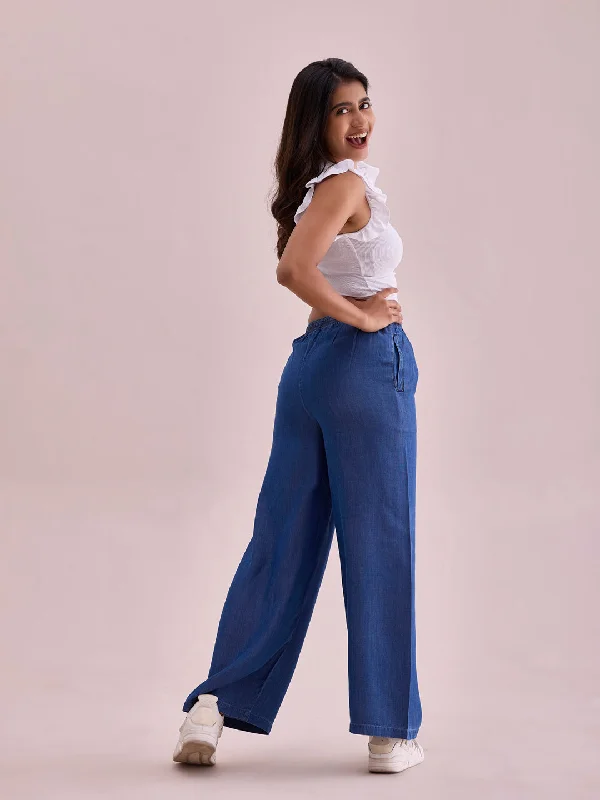 women-solid-blue-denim-wide-leg-pants